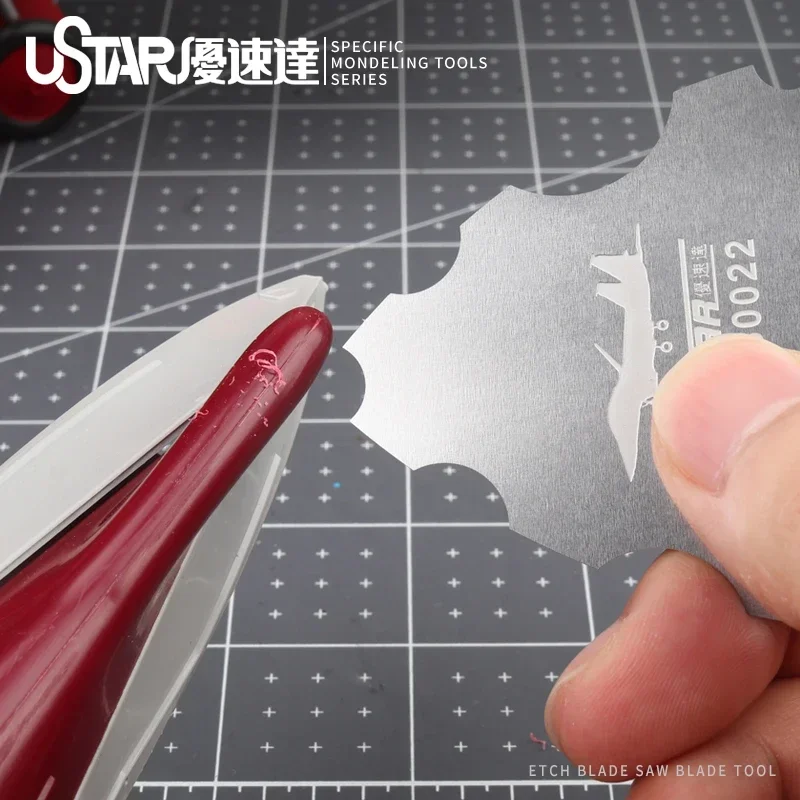 Ustar UA80019~UA80025 Model Etch Sheet Metal Shaving Blade Model Engraving Tool Plastic Model Scraper for Modeling Hobby DIY