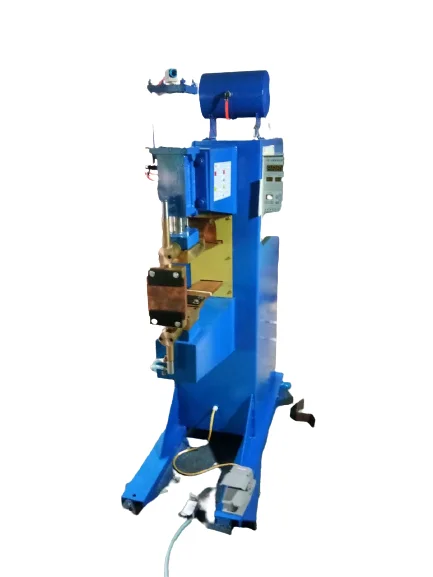 

Pneumatic Spot Welder for Iron Wire Pedal-Operated Point & Projection Welding Machine for Mesh Fabrication