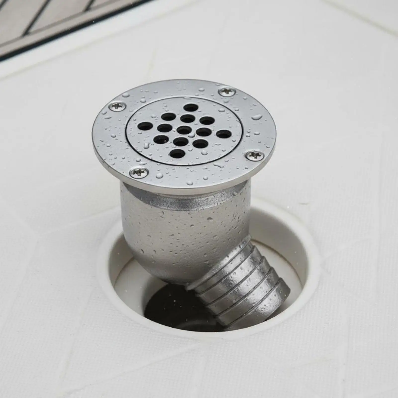 Marine Thru-Hull Drain Boat Scupper Drain Anti-Backflow Yacht