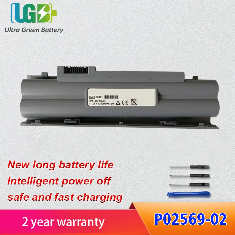 UGB New P02569-02 Battery For Sonosite Ref/P02569-02 Ultrasonic battery 11.25V