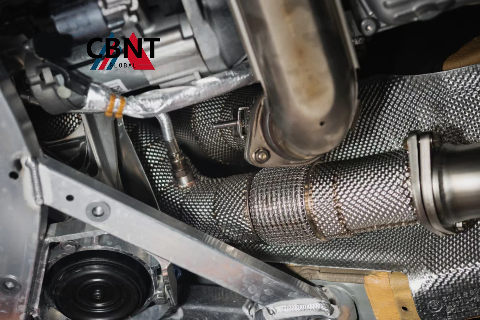 CBNT High Quality Exhaust Pipe for BMW G80 M3 G82 M4 G87 M2 S58 3.0T No Error Light Downpipe with three Ternary Catalytic Header