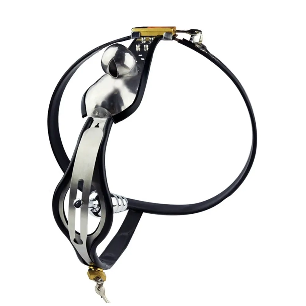 Male Chastity Cock Cage with Anal Butt Plugs Adjustable Strap on Harness Chastity Belts Devices BDSM Bondage Gear Accessories - view 3