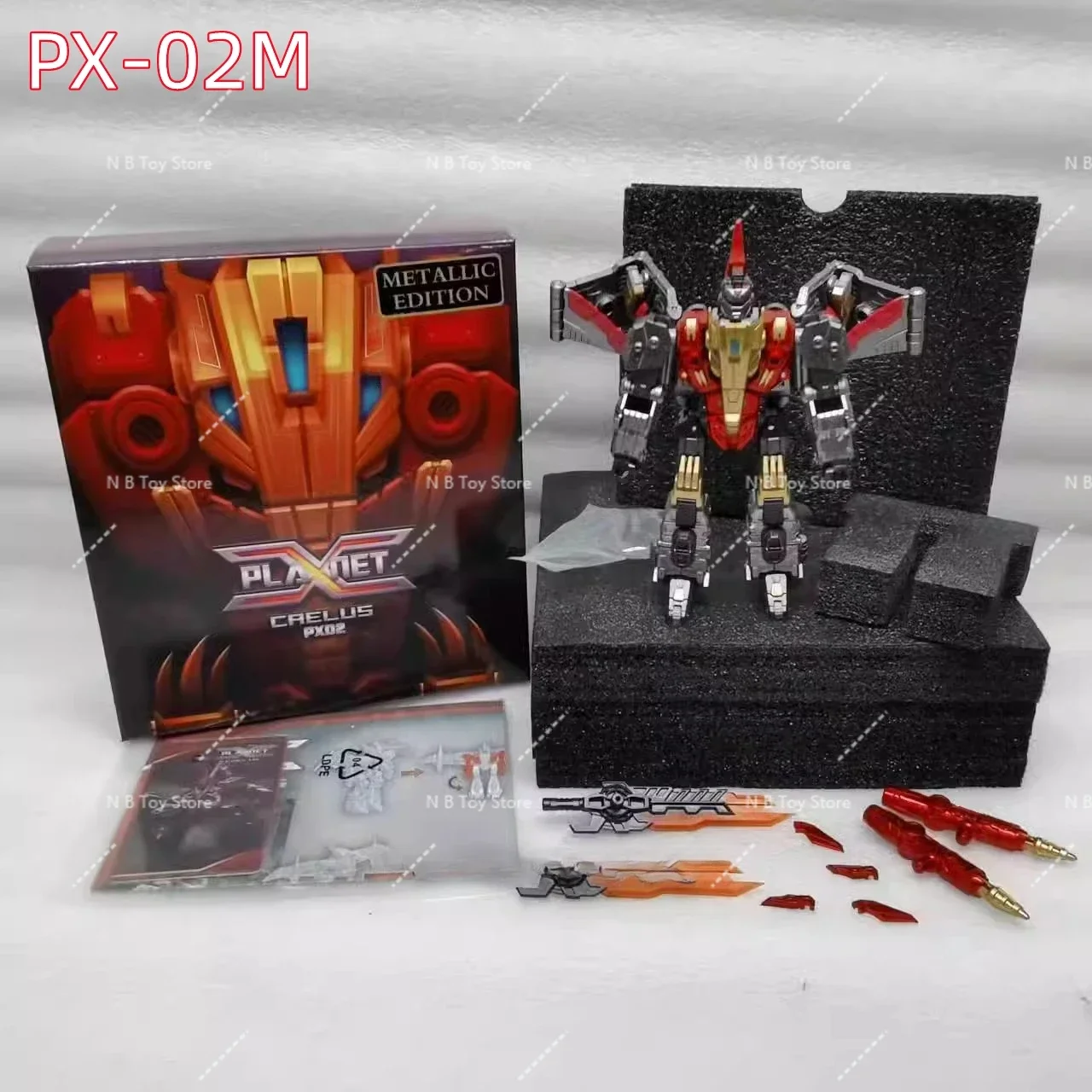 [Disponibile] Transformation Planet X PX-02M PX02M Swoop Metallic Action Figure con scatola