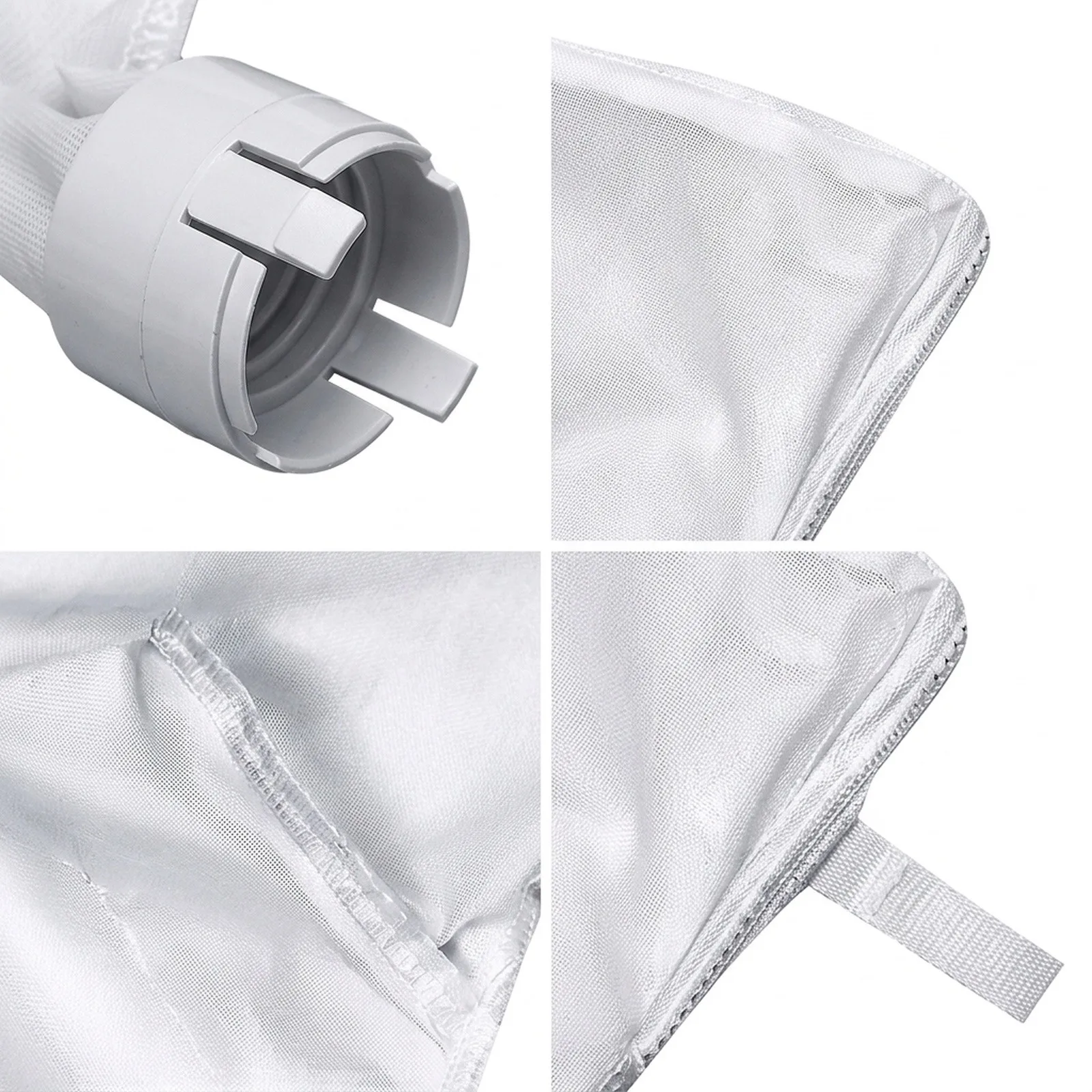 Mesh Filter Bag Replacement Kit for Polaris 280 480 Pool Cleaners With Open on Two Sides for Convenient Emptying and Maintenance