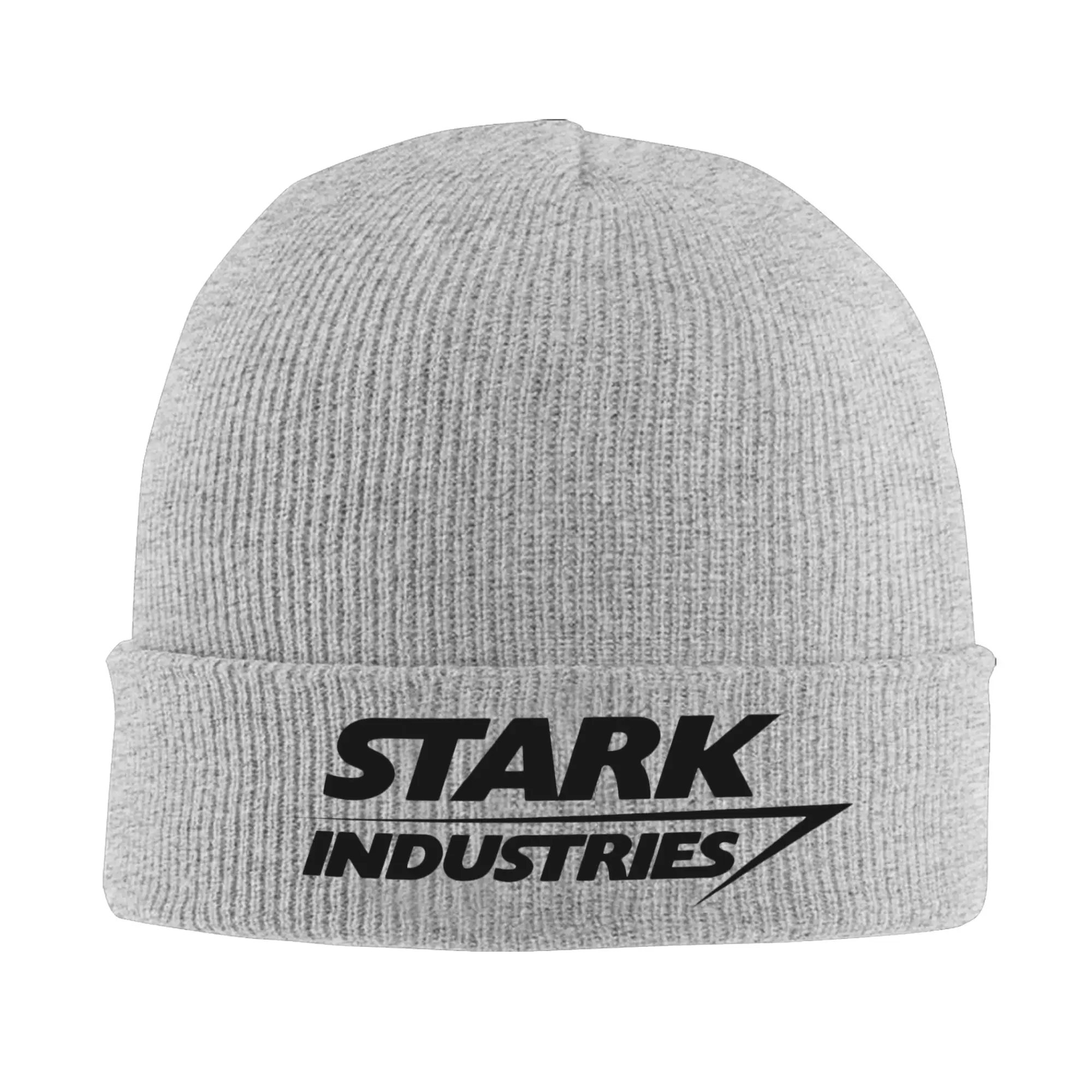 Custom Industries Skullies Beanies Caps Streetwear Winter Warm Women Men Knit Hats Adult Unisex Stark Company Bonnet Hat