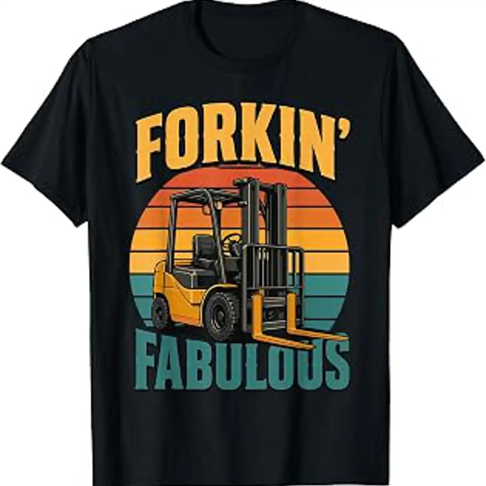 Retro Forklift Operator Appreciation Driver T Shirt vintage Washed Soft homme Top For Everyday Wear Stretched Stylish fashion