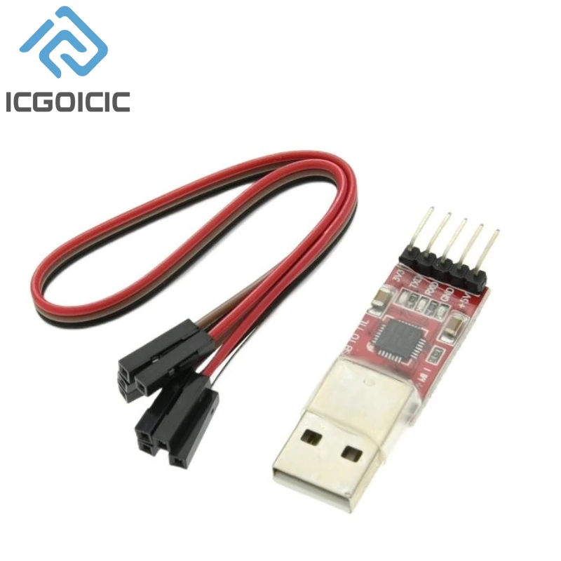 CP2102/CH9102 Module USB To TTL Serial UART STC Download Cable PL2303 Super Brush Line Upgrade For Arduino