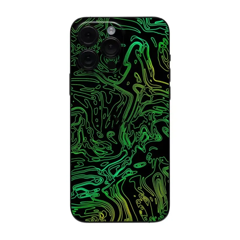 Oscar Colorful Decal Skin for iPhone 17 16 15 14 13 12 Pro max Protector  Film Wrap Case Full Cover Personal Sticker