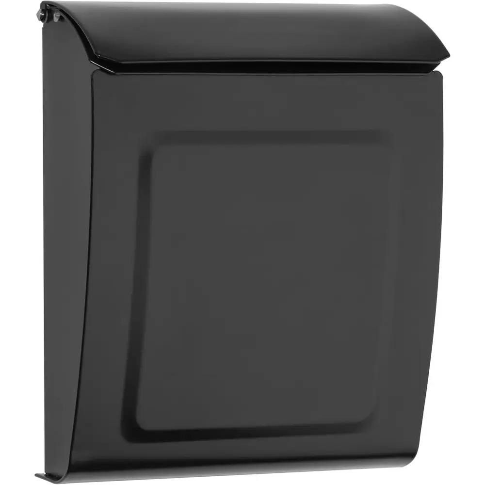 

Аспен ™ Настенный почтовый ящик Locking, Veal, для улицы, из оцинкованной стали, маленький, с замком и отсеком для ключей, черный