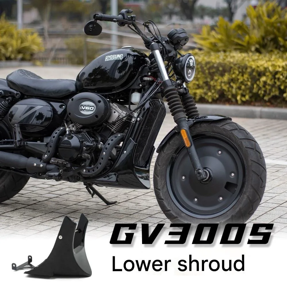 HYOSUNG GV300s GV125s gvs300 motorcycle modified lower deflector engine guard Black Warrior dedicated back fenderGV300s GV125s g