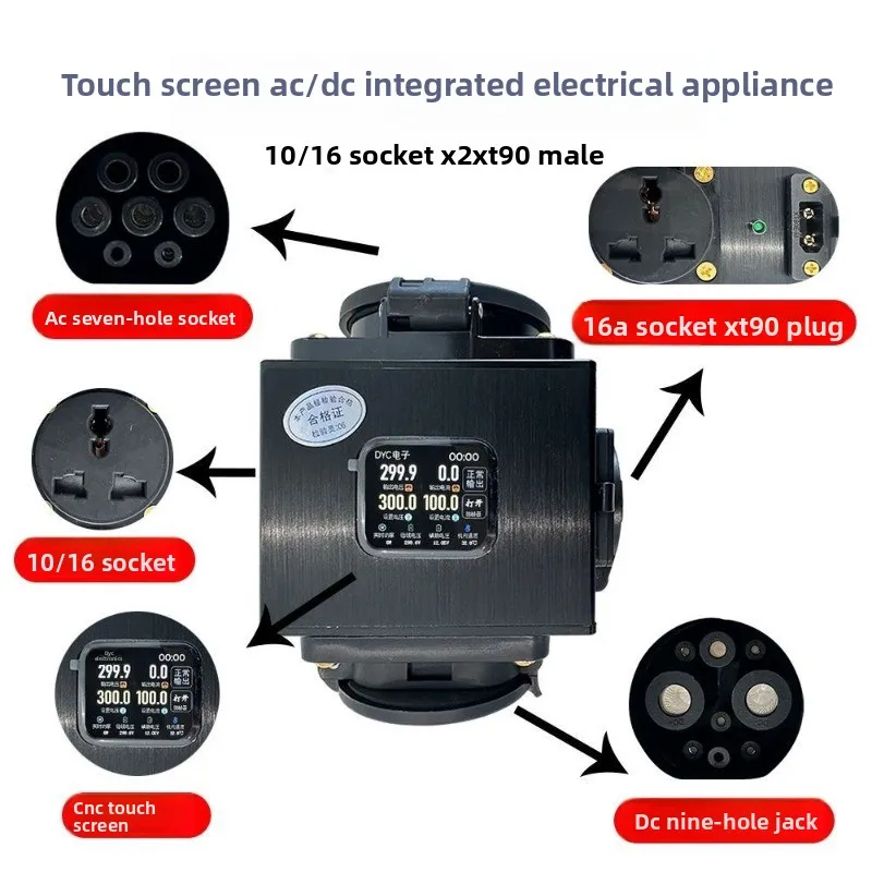 CNC aluminum alloy mini top with touch screen electrical appliance, converter AC DC converter