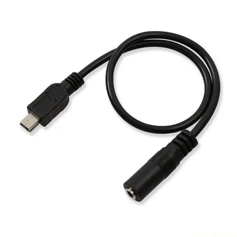 F62C Actived Clip Microphone Adapter Cord USB to 3.5mm Female Auditory Cable 30-100CM