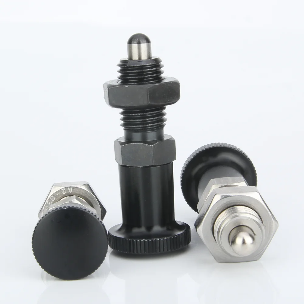 

Retractable index plunger m16 MJ210 locking pin stainless steel Reset Type index plunger locking knob plunger
