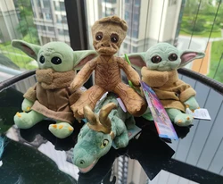 Disney Store Marvel Throg Groot Baby Yoda Alligator Magnetic Shoulder Plush Toy