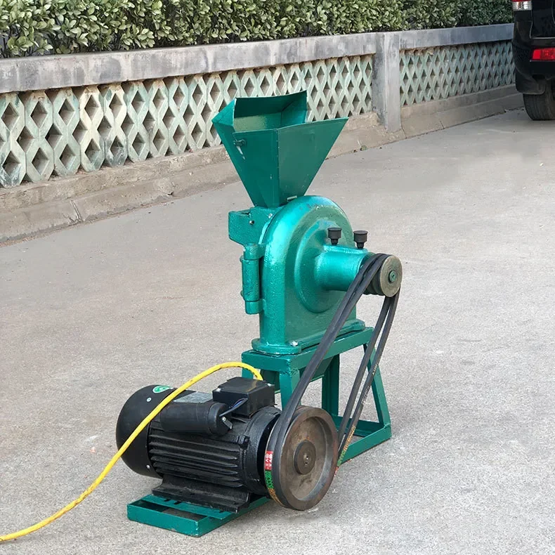 

Электрическая зерношлифовальная машина для кукурузы, 220 В, подходит для небольших мучных мельниц с высокой производительностью 100 кг/час.