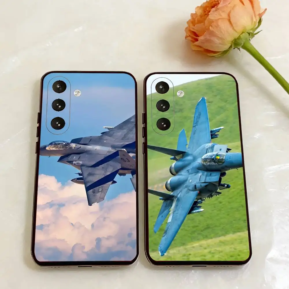 F-15 Eagle Air Force Fighter Phone Case for Samsung Galaxy A13 A22 A31 A32 A52 A53 A71 A80 Phone Cover