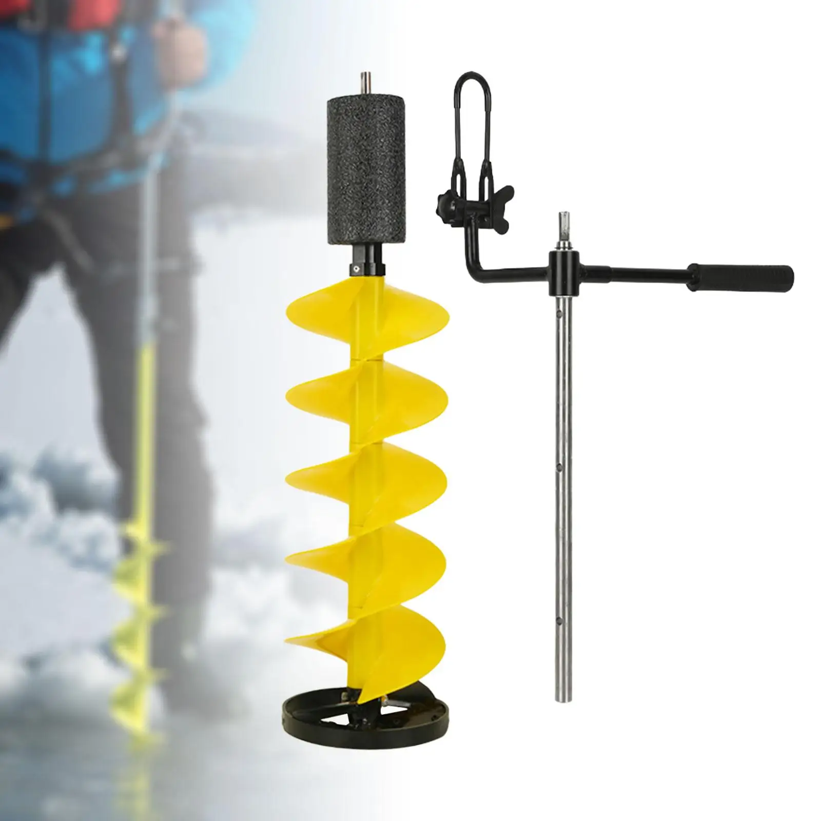 Ice Drill Auger Ice Fishing Accessories Portable Electric Ice Fishing Drill