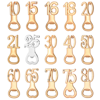 16/18/20/21/30/40/50/60 Shape Bottle Opener For Birthday Party Return Gifts Souvenirs Wedding Beer Opener Birthday Bottle Opener