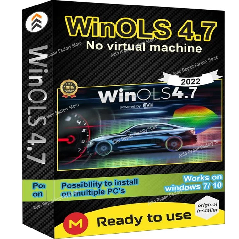 Winols 4.7 Full Activated  Working on Windows10 11  No Need Vmware Multi-language  +2021 Damos +ECM TITANIUM+ IMMO SERVICE Tool