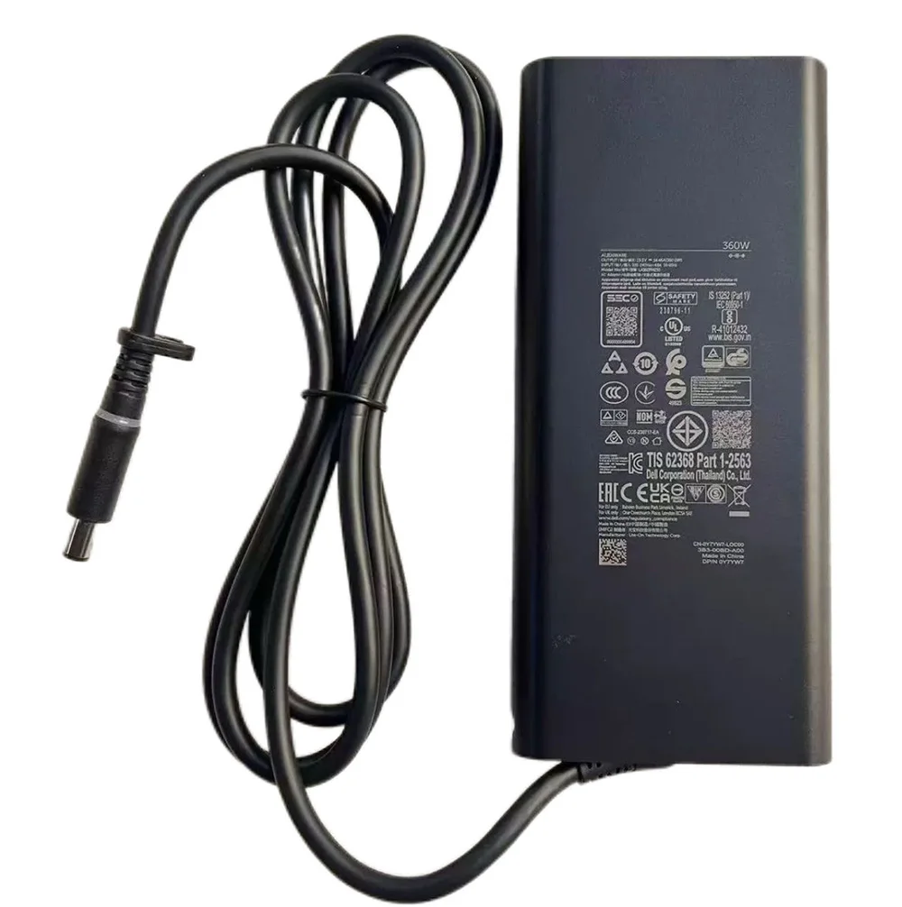 New Genuine DA360PM230 HA360PM230 19.5V 18.46A 360W LA360PM230 GaN AC Adapter For DELL ALIENWARE Laptop Power Supply Charger