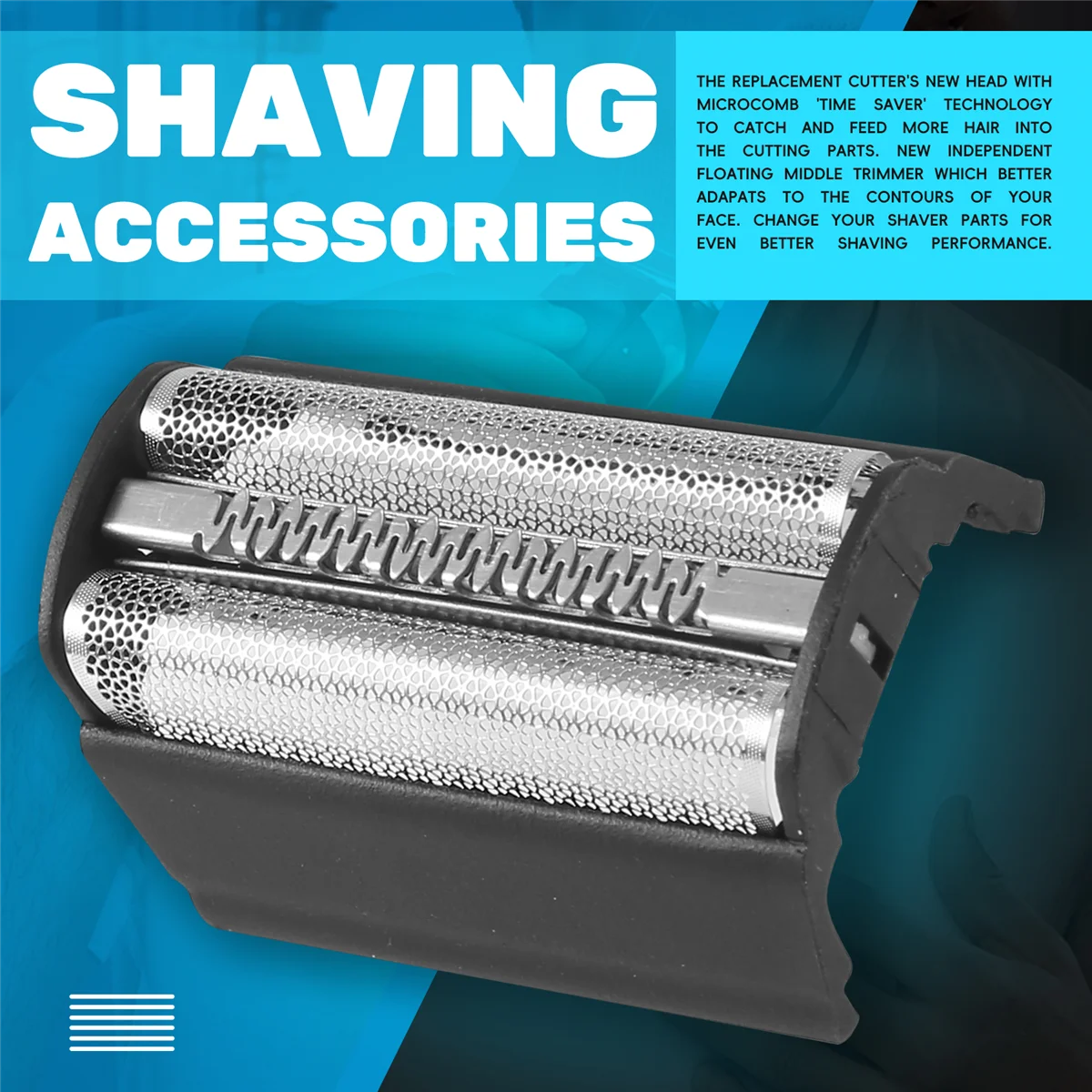 31B Replacement Foil Screen + Blade for Braun 3 Series 310 5000/6000 5724 5735 5736 5738 5739 5770 5771 5773 380 5520