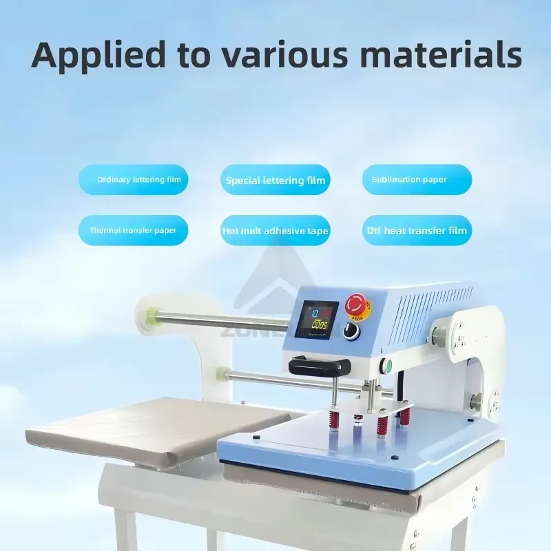Pneumatic Heat Transfer Equipment With Positioning for Sublimation Heat Press Machine