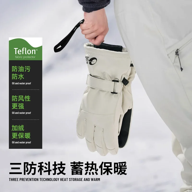3M Thinsulate Ski Gloves Waterproof Windproof Warm Lined Anti Slip for Winter Sports and Outdoor Cycling Men Women