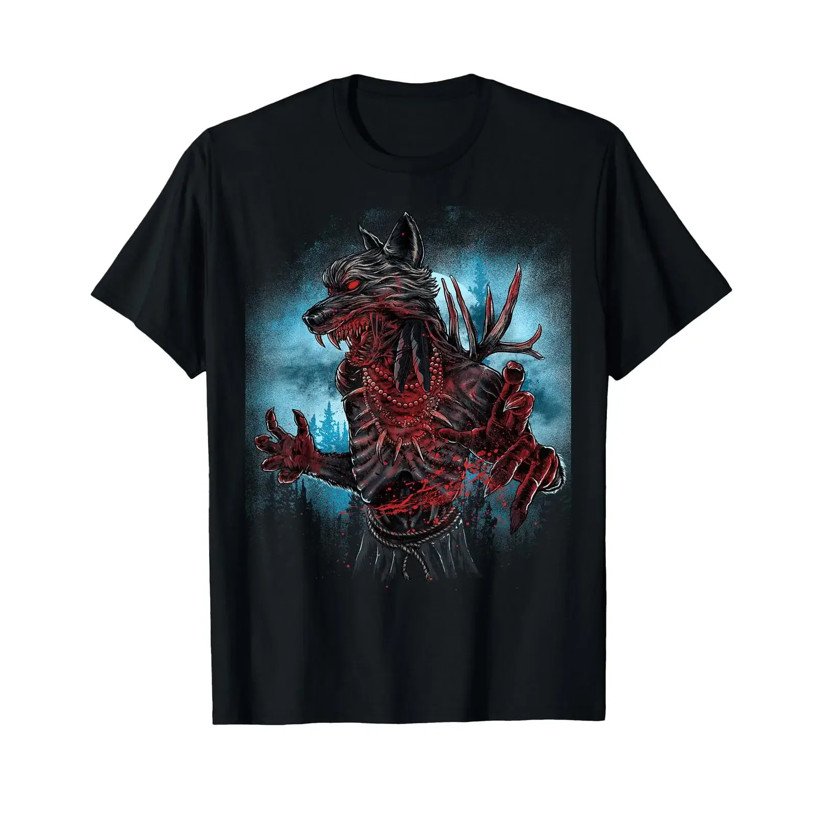 Skinwalker T Shirt vintage Washed fashion homme Stylish Soft Comfortable Versatile Top For Everyday Wear Casual Unisex