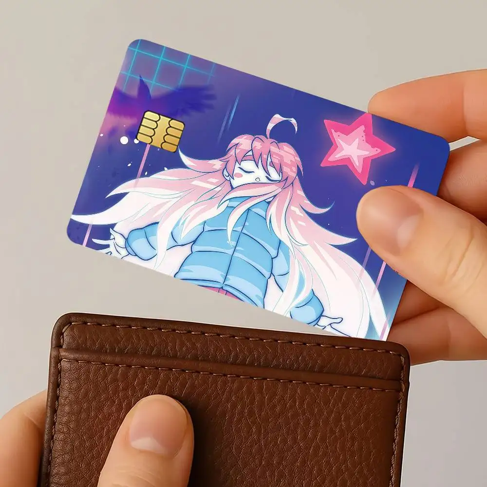 Game C-Celeste-S Credit Card Stickers Skin for Bank Debit Decorative Protection 4PCS Anti-scratch Waterproof