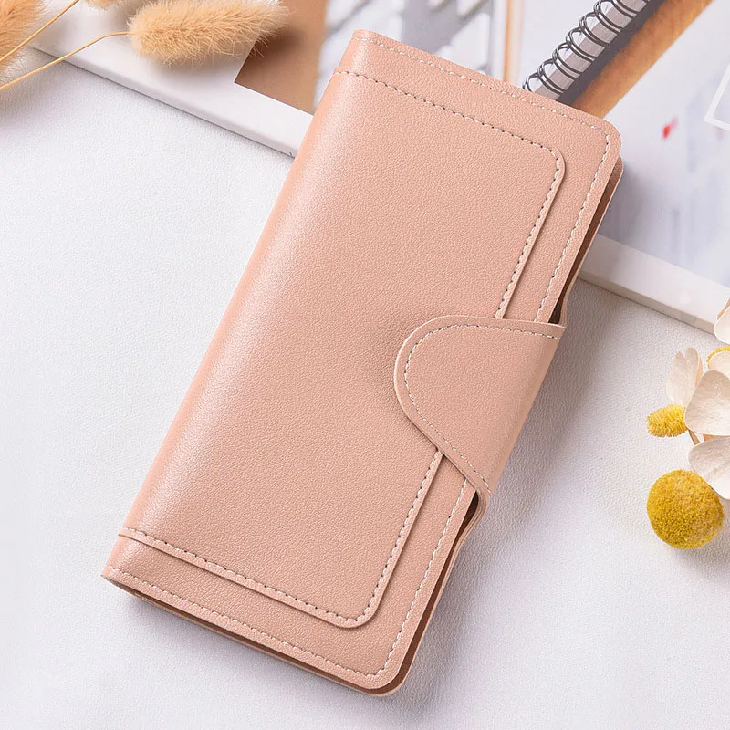 Frauen Brieftaschen und Geldbörsen PU Leder Geld Tasche Weibliche Lange Haspe Geldbörse Kleine Münze Karte Halter Blau Rot Kupplung Neue Frauen Brieftasche