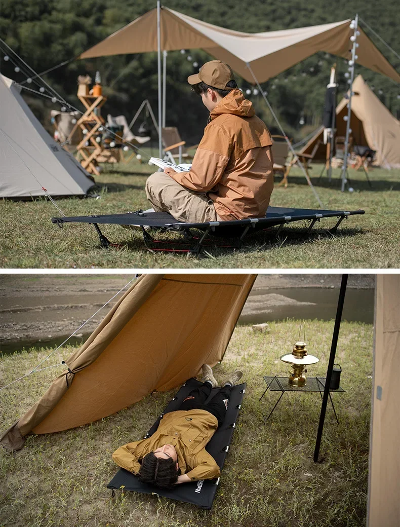 Naturehike-Outdoor Folding Camp Bed, Camping, Portable, Home