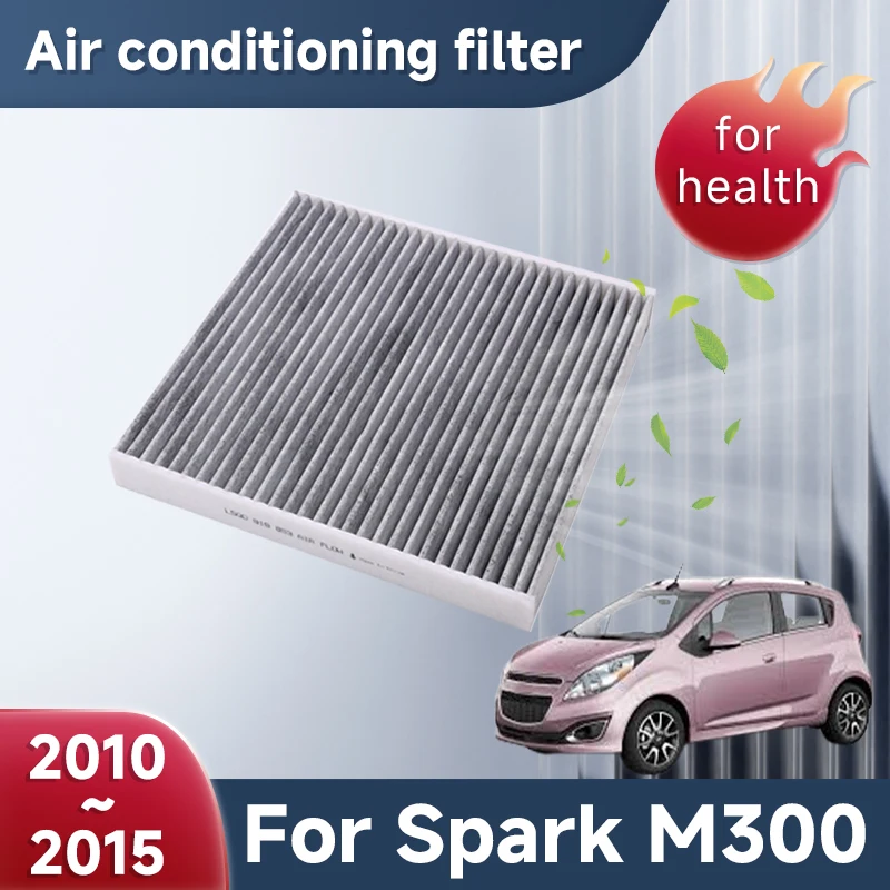 Activated Carbon Air Conditioner Filters Car For Chevrolet Spark M300 2010 2011 2012 2013 2014 2015 Gas Purifie Car Accessories