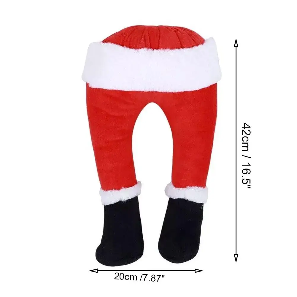 Christmas Tree Decoration Santa Claus Legs Plush Door Decor Santa Claus Elf Leg Christmas Decor For Home Hanging Ornaments 2024