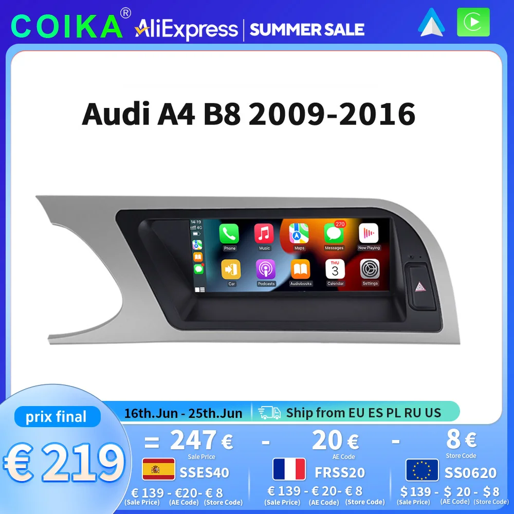 Reverse Split: The Ultimate Guide to Car Multimedia Players for Audi A4 B8 (2009–2016)