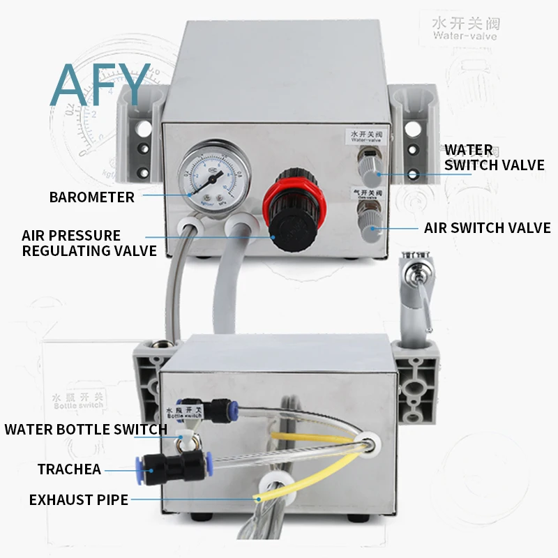 Portable Dental Turbine Handpiece for Oral Care High-Speed Esthetic Instrument for Dentists Small Lightweight Turbine Tool