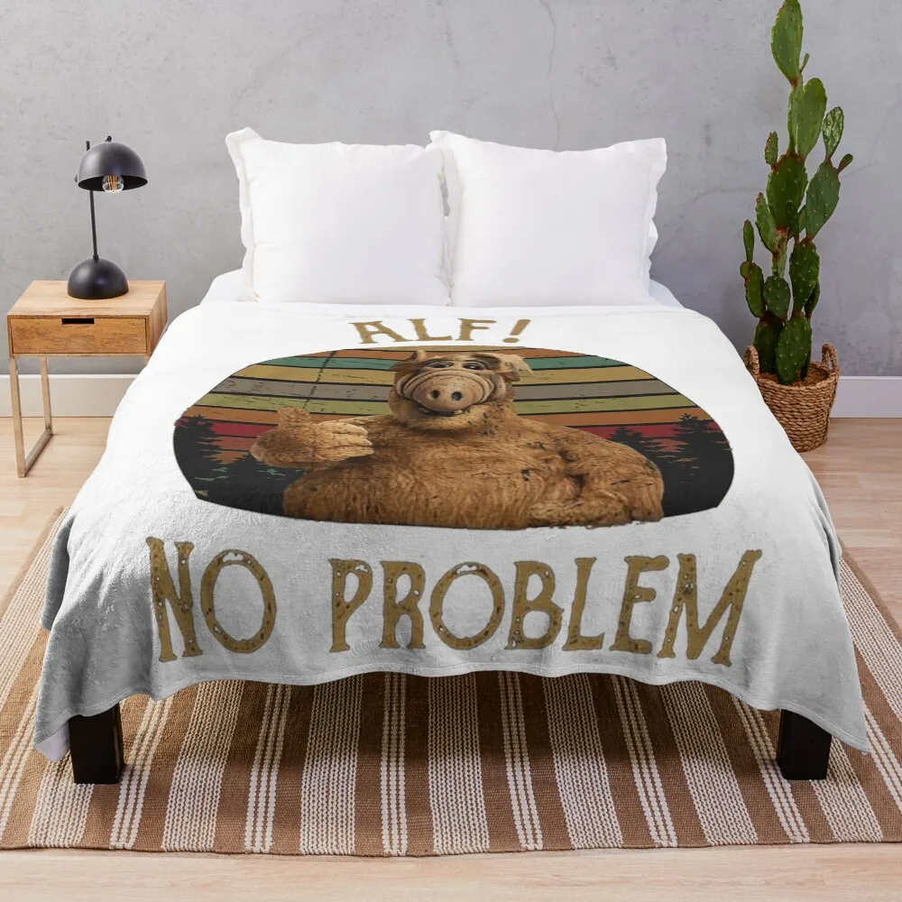 

Alf - Gordon Shumway - TV Sitcoms Throw Blanket Warm Designers Loose Soft Big Blankets