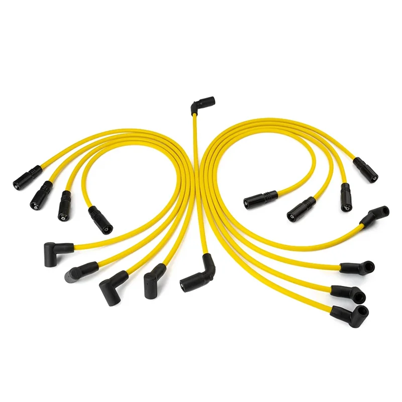 

AC34-9Pcs/Set Vehicles Part Spark Plug Wire For CADILLAC 1996-2002 GMC V8 5.7L 86646 96646 2X1197