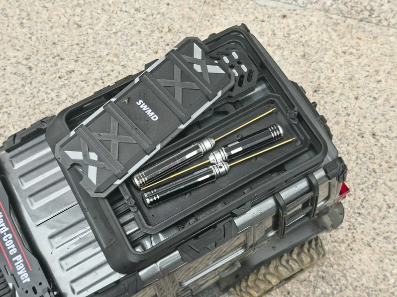 RC Crawler Upgrade Parts Custom Roof Tool Box For 1/7 CK5811 V2 Non‑Destructive Installation Simulation Decor Mod Accessory