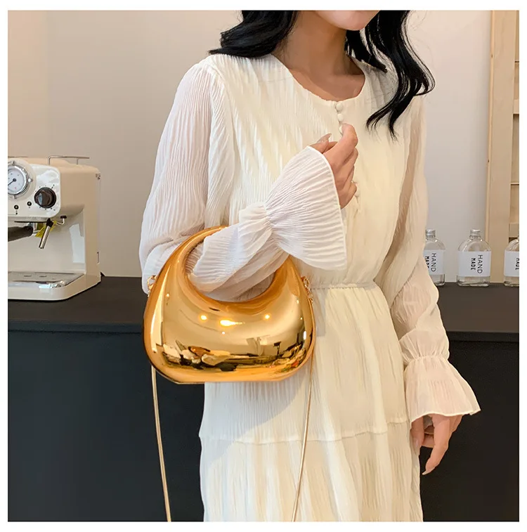 Mini Damen-Partytasche, Trendige Modische Clutch aus Acryl, Lippenstift- und Münzengeldbörse, Schulter- und Umhängetasche – Detail 13