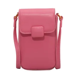 2022 New Popular Women Mobile Phone Bag Mini Square Buckle Small Bag Coin Purse Shoulder Messenger Fashion Bag for Women