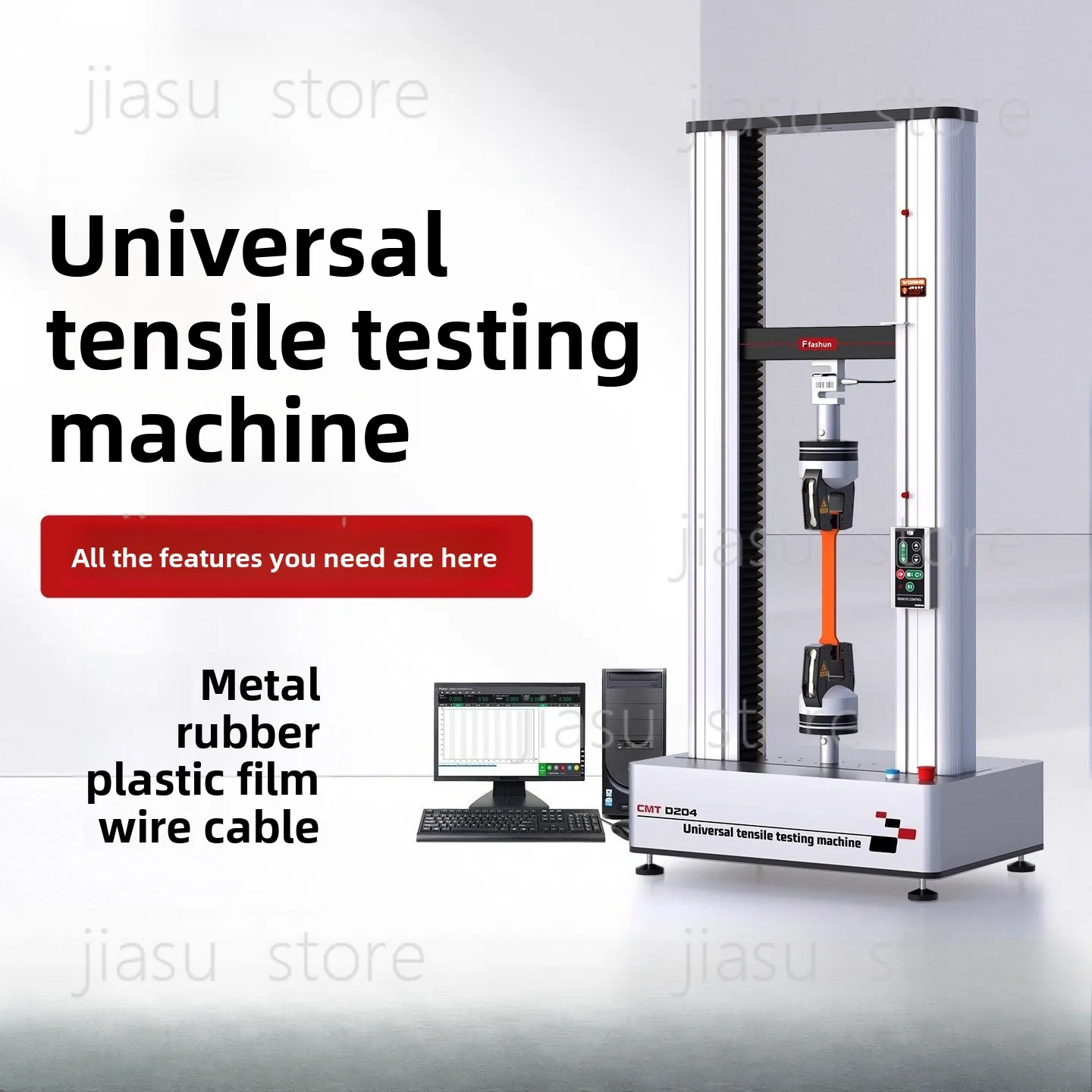 

Универсальная машина для испытаний на растяжение пластмасс, резины, металлов, тканей, пленок, электронный тестер для определения прочности на растяжение