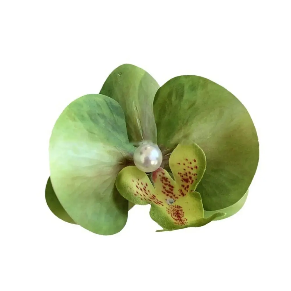 Jepit Rambut Bunga Anggrek Merah Muda Hiasan Rambut Aksesori Rambut Jepit Rambut Anggrek Hiasan Kepala Jepit Samping Jepit Rambut Bohemia Setiap Hari