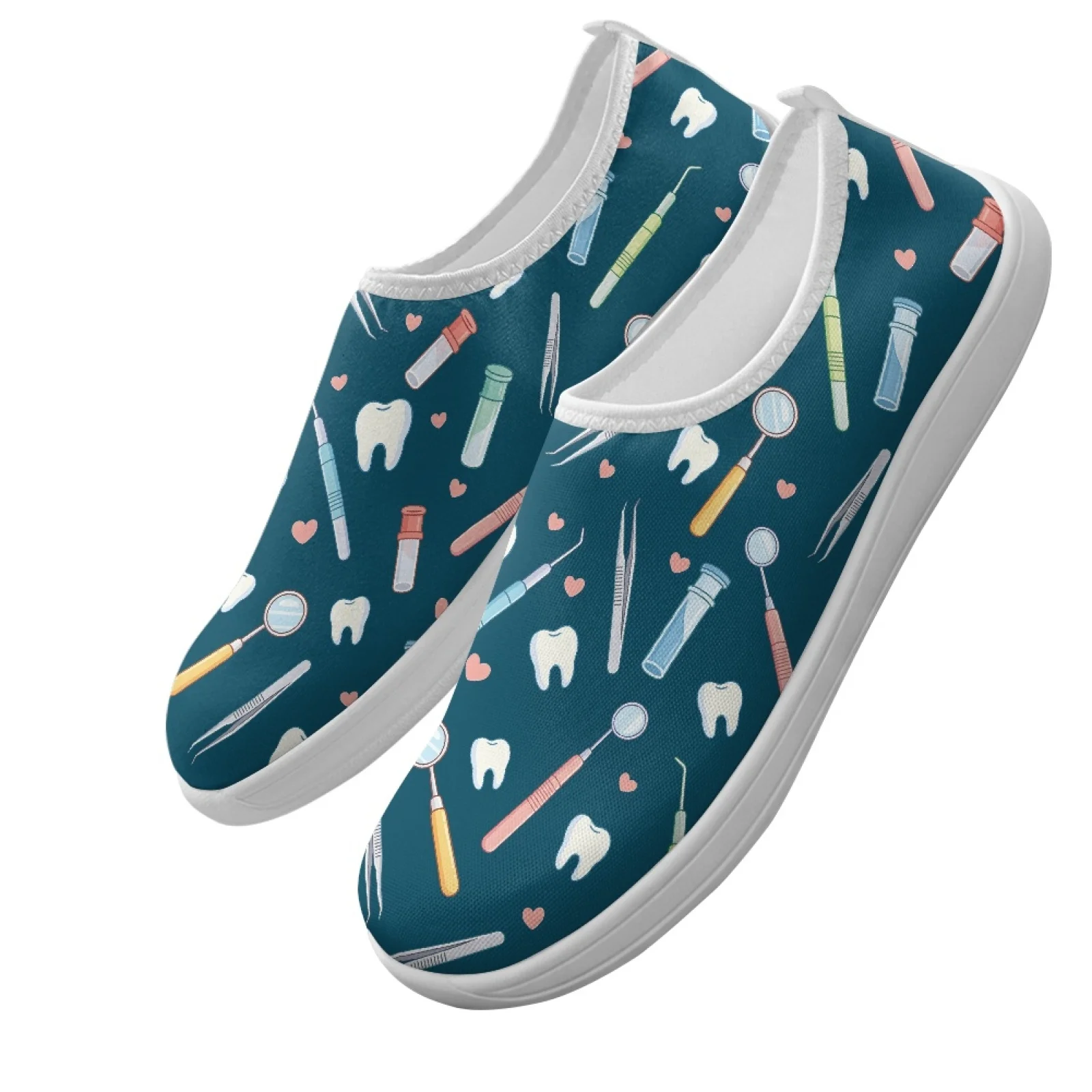 XIXIRIMIDO Slip-on Wide-toed Shoe Nurse Shoes Men's Sneakers and Casual Shoes Zapatillas de Mujer Tenis Feminino Dental Health