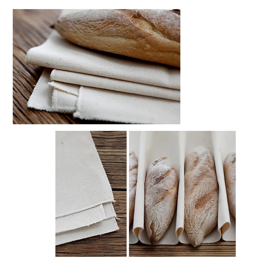 

2Pcs Bread Fermented Cloth Premium Quality Strong Stitching Dough Proofing Mat for Artisan Bread Baking Supplies S Size