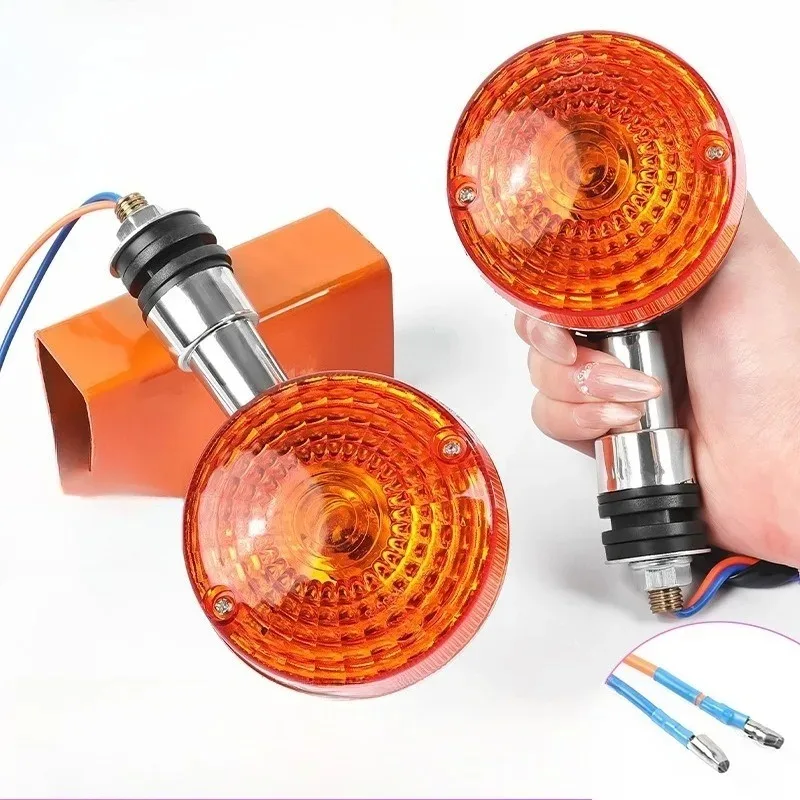 For Motorcycle Little Prince Turn Signal GN125-5 Turn Warning Light HJ125-8 Front and Rear Direction Indicator Lights New