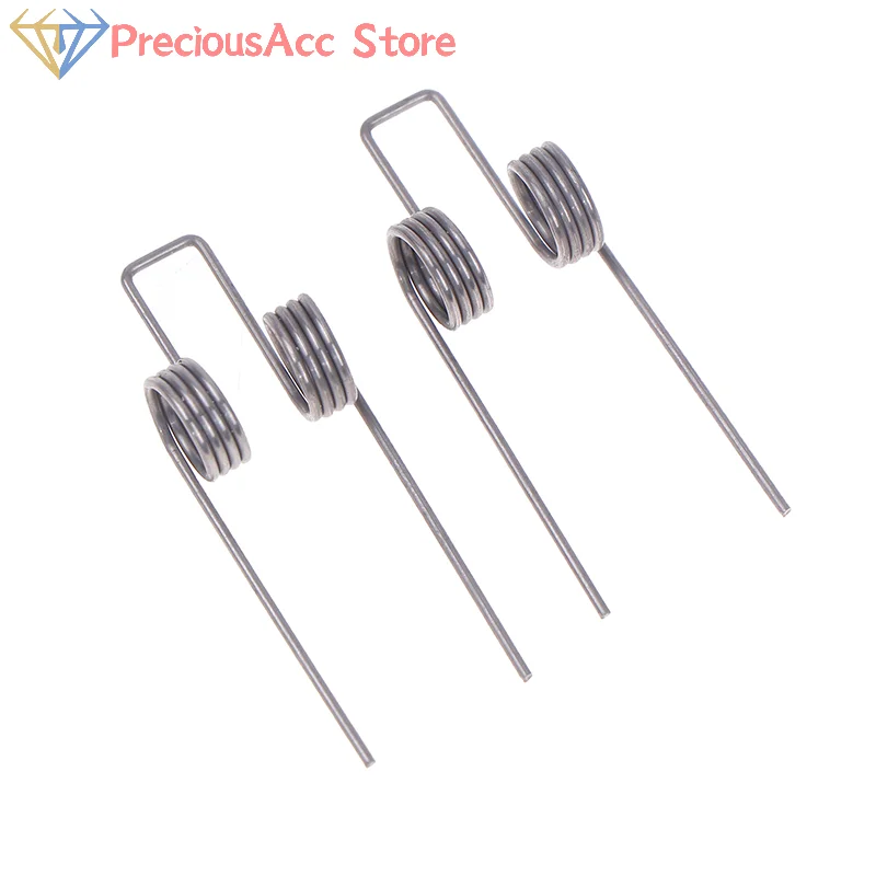 2Pcs Double Torsion Spring 1.1mm Wire 10.5mm Outer Diameter Metal Return Spring Hardware Component