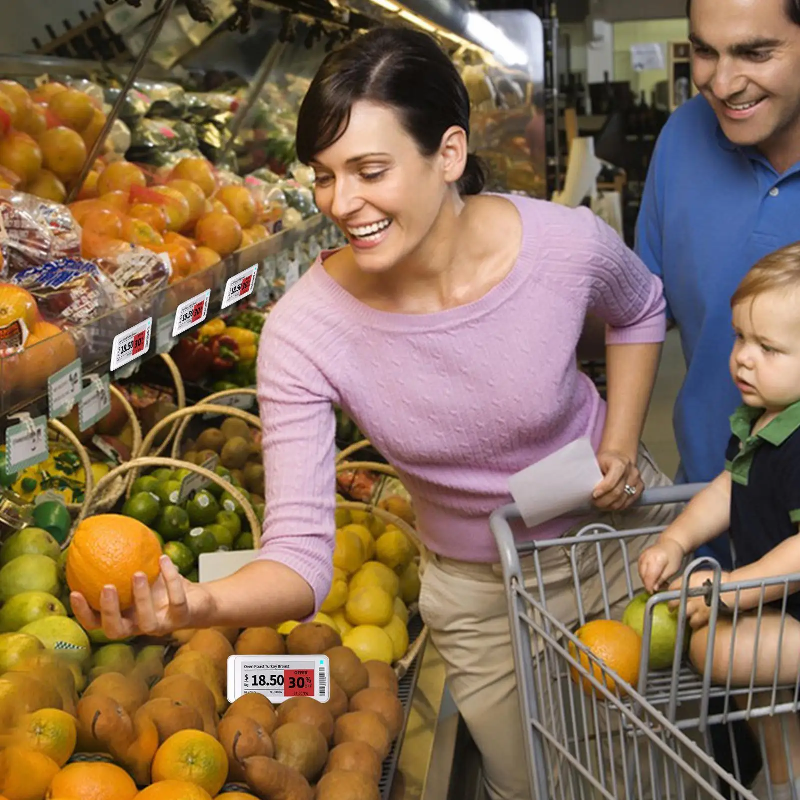 

Электронная этикетка на полке, интеллектуальное управление, водонепроницаемые вывески, магазин продуктов, цифровая этикетка для офисов, ресторана, в помещении, на открытом воздухе