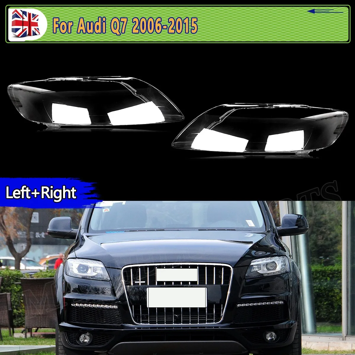 

Крышка объектива левой и правой фары для Audi Q7 4LB 2006 2007 2008 2009 2010 2011 2012 2013 2014 2015 Замена лампы головного света