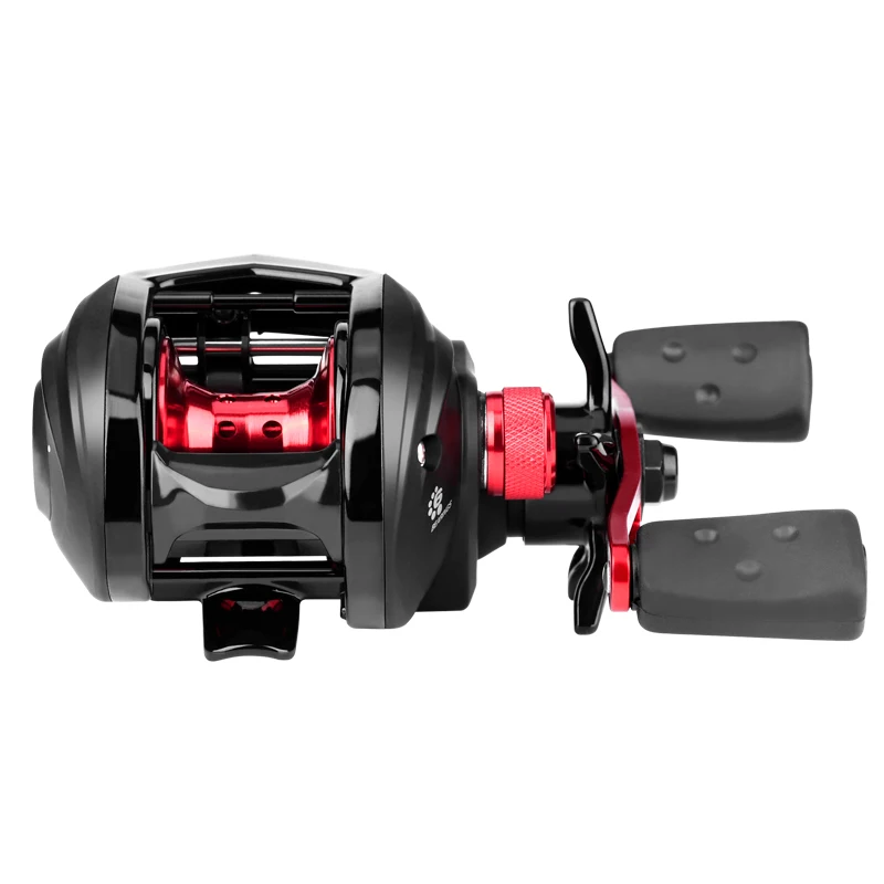 DEUKIO Allwasser-Angelrolle 7,1:1 Übersetzungsverhältnis 5+1BB 8kg Bremskraft Baitcasting-Rolle Karpfenangel-Rolle – Detail 17
