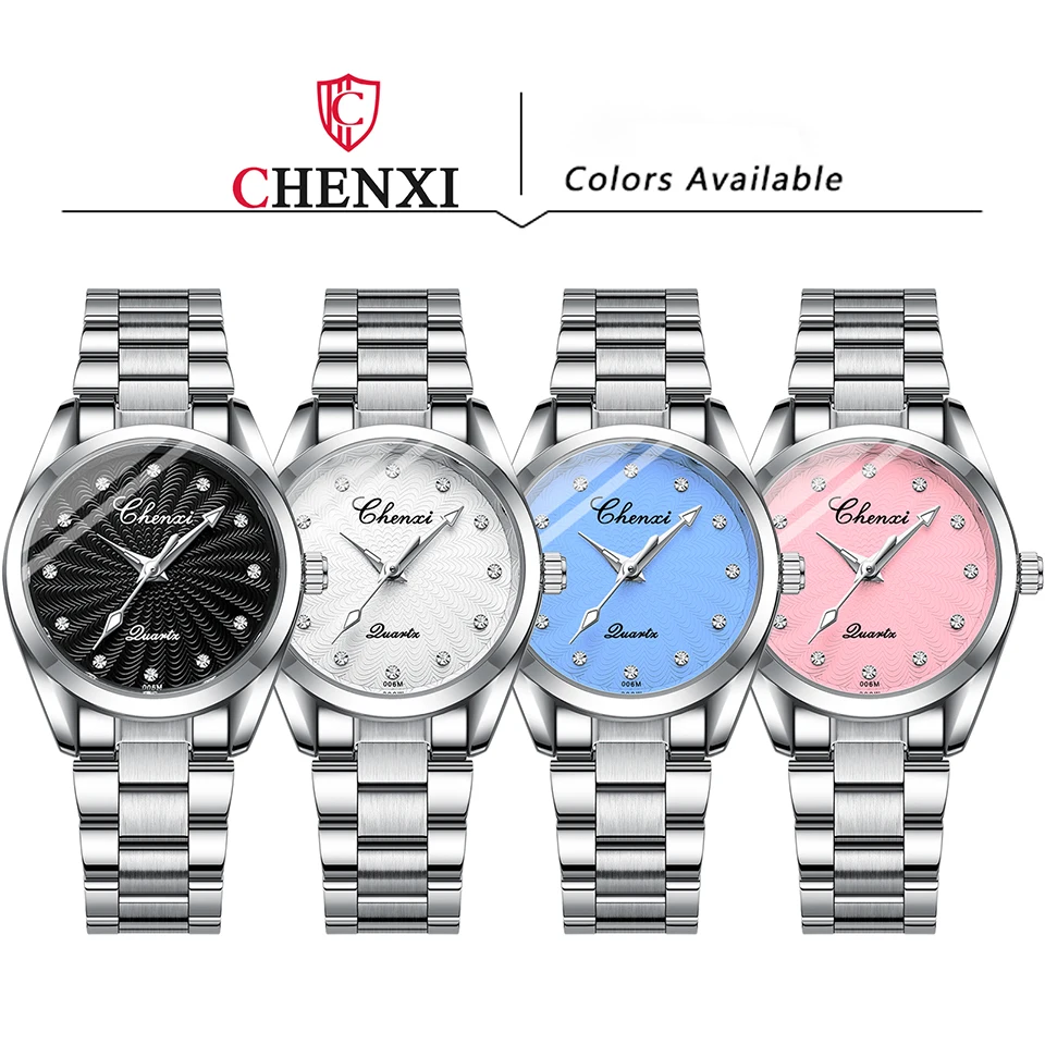 2023 CHENXI New Simple Fashion Style Women Watch Waterproof Steel Band Quartz Ladies Watches Gift Luxury Clock Relogios Feminino